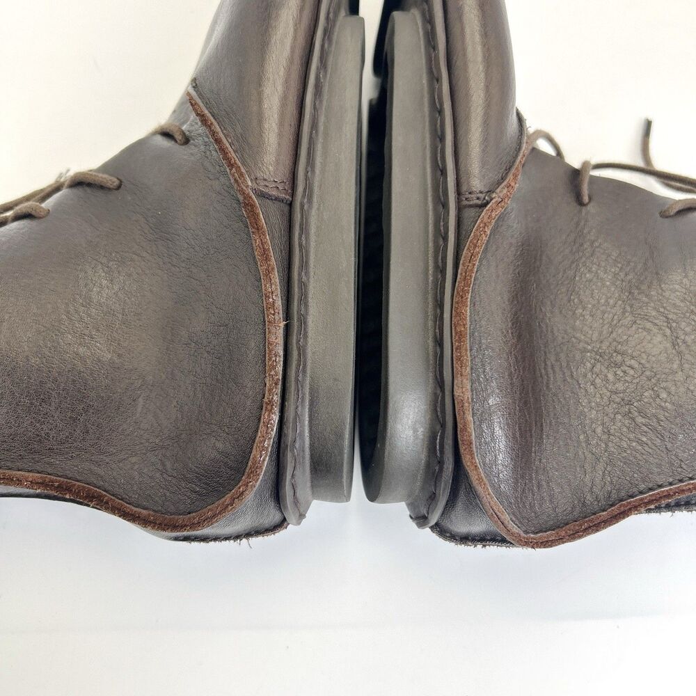 Trippen Lace-Up Ankle Shoes Women's Sz EU 40 US 8.5 Brown Leather Nomad F? - Picture 11 of 13